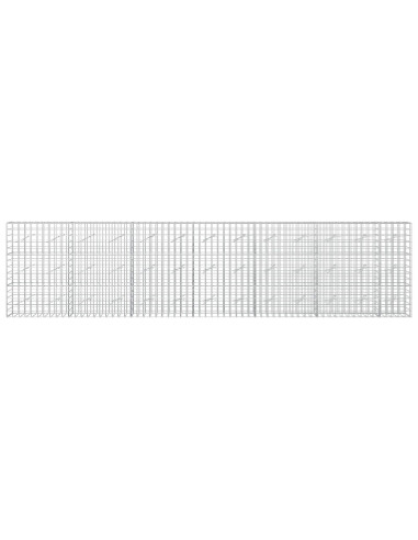 Gabione con Filo da 3,5 mm e Rete da 10x10 cm 650x10x150 cm