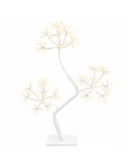 Albero di Natale a LED a forma di S 2 pz Bianco 18 x 18 x 45 cm