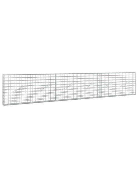 Gabione con Filo da 3,5 mm e Rete da 5x10 cm 300x10x50 cm