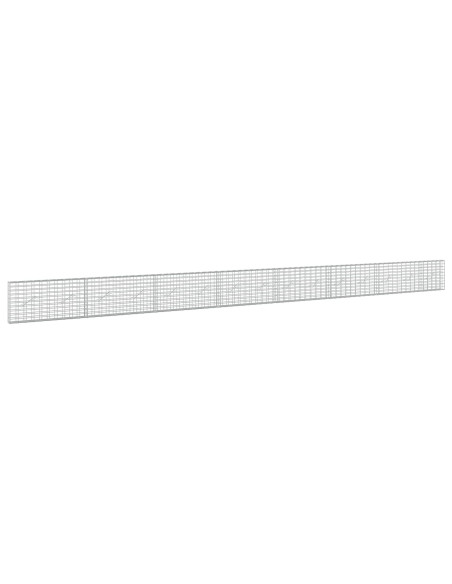 Gabione con Filo da 3,5 mm e Rete da 5x10 cm 750x10x50 cm