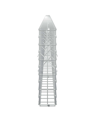 Gabione con Filo da 3,5 mm e Rete da 5x10 cm 750x10x50 cm