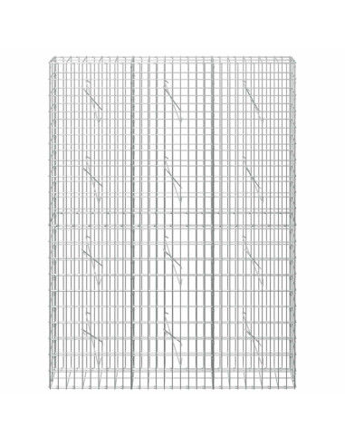 Gabione con Filo da 3,5 mm e Rete da 5x10 cm 150x10x200 cm