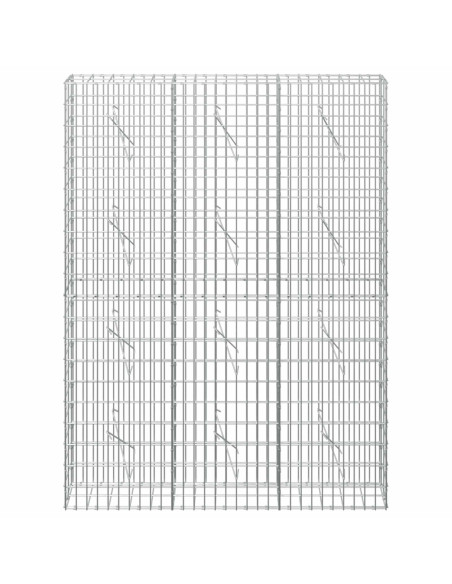 Gabione con Filo da 3,5 mm e Rete da 5x10 cm 150x10x200 cm