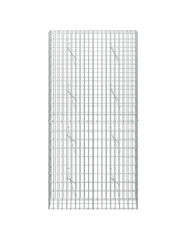 Gabione con Filo da 3,5 mm e Rete da 5x10 cm 100x10x200 cm