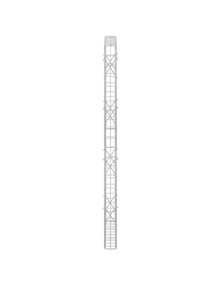 Gabione con Filo da 3,5 mm e Rete da 5x10 cm 100x10x200 cm