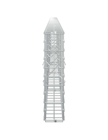 Gabione con Filo da 3,5 mm e Rete da 5x10 cm 550x10x50 cm