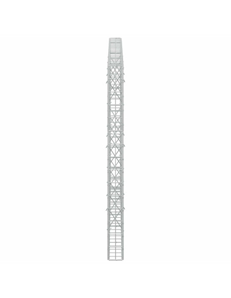 Gabione con Filo da 3,5 mm e Rete da 5x10 cm 250x10x150 cm
