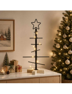 Albero di Natale in metallo con supporto KUOPIO 60 cm