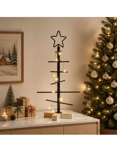 Albero di Natale in metallo con supporto KUOPIO 60 cm