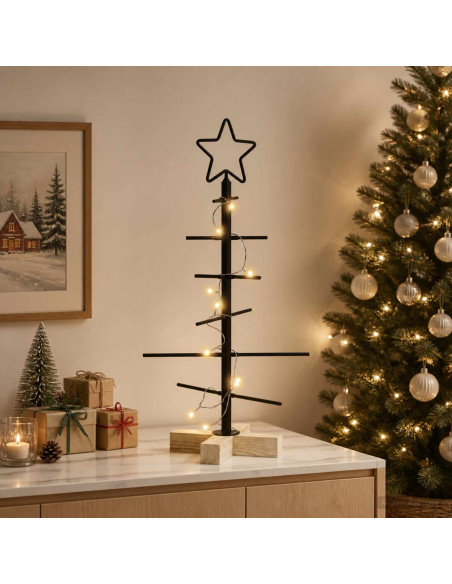 Albero di Natale in metallo con supporto KUOPIO 60 cm