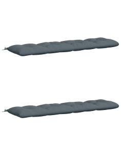 Cuscini per Panchina VIANEN 2 pz 100% Poliestere Blu 2