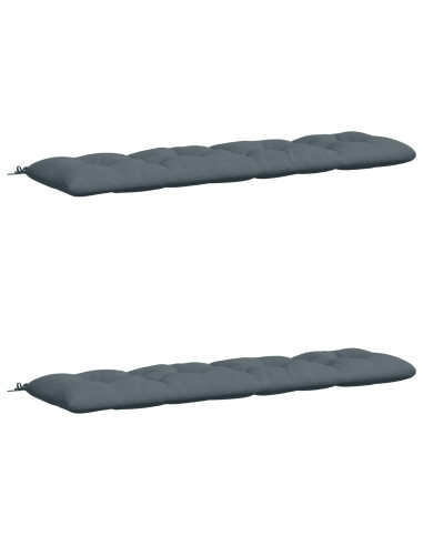 Cuscini per Panchina VIANEN 2 pz 100% Poliestere Blu