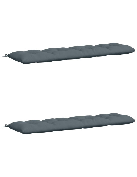 Cuscini per Panchina VIANEN 2 pz 100% Poliestere Blu