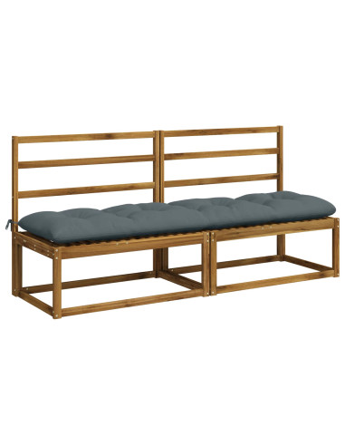 Cuscini per Panchina VIANEN 2 pz 100% Poliestere Blu