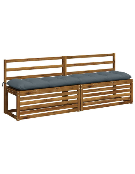Cuscini per Panchina VIANEN 2 pz 100% Poliestere Blu
