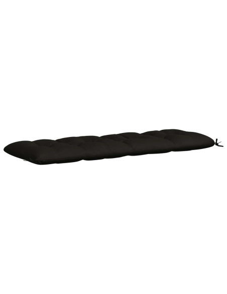Cuscini per Panchina VIANEN 2 pz 100% Poliestere Nero