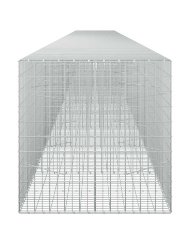 Gabione con Filo da 5 mm e Rete da 5x10 cm 1100x100x100 cm