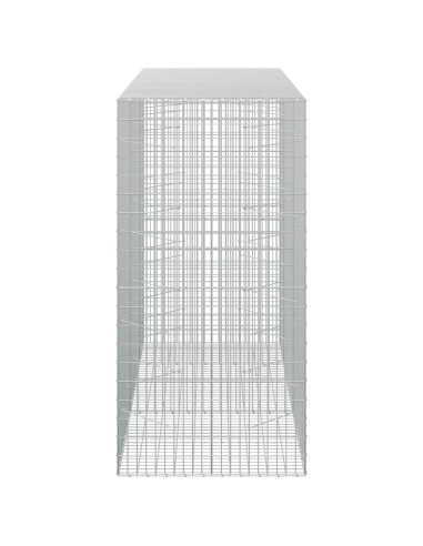 Gabione con Filo da 5 mm e Rete da 5x10 cm 250x100x200 cm