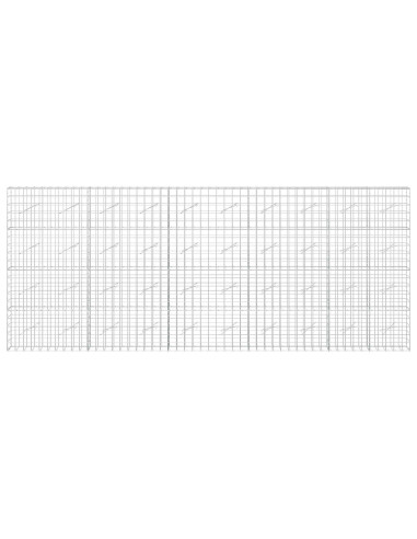 Gabione con Filo da 3,5 mm e Rete da 10x10 cm 500x10x200 cm