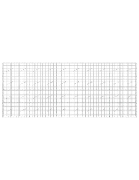 Gabione con Filo da 3,5 mm e Rete da 10x10 cm 500x10x200 cm