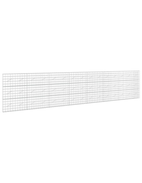 Gabione con Filo da 3,5 mm e Rete da 10x10 cm 750x10x150 cm