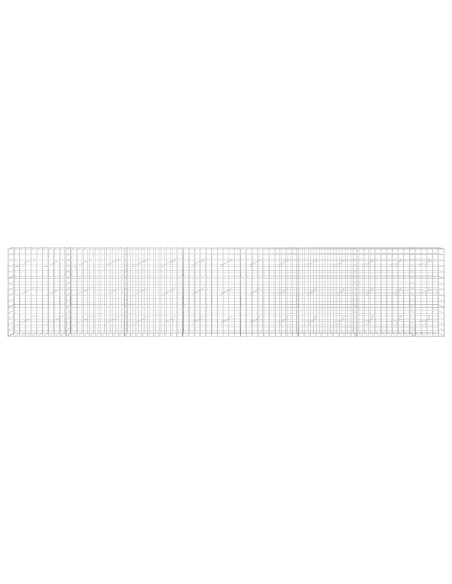 Gabione con Filo da 3,5 mm e Rete da 10x10 cm 750x10x150 cm