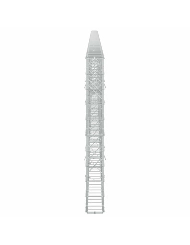 Gabione con Filo da 3,5 mm e Rete da 10x10 cm 1000x10x100 cm
