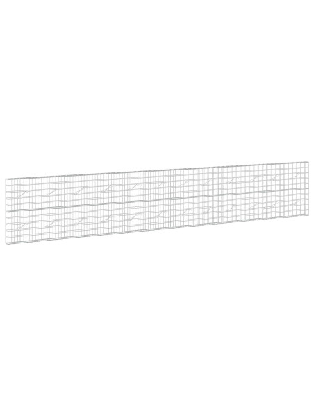 Gabione con Filo da 3,5 mm e Rete da 10x10 cm 600x10x100 cm