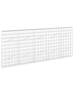 Gabione con Filo da 3,5 mm e Rete da 10x10 cm 250x10x100 cm 2