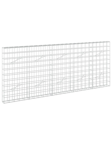 Gabione con Filo da 3,5 mm e Rete da 10x10 cm 250x10x100 cm