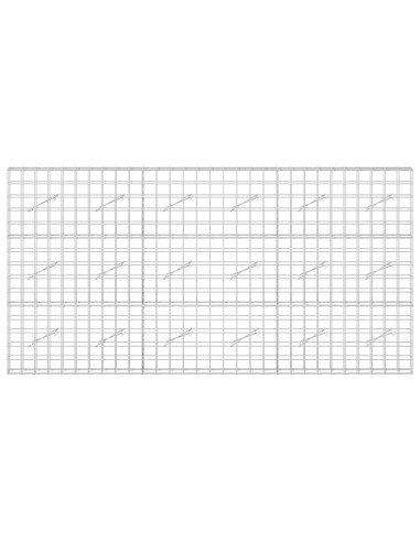 Gabione con Filo da 3,5 mm e Rete da 10x10 cm 300x10x150 cm