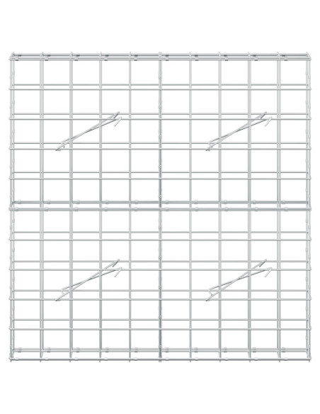 Gabione con Filo da 3,5 mm e Rete da 10x10 cm 100x10x100 cm