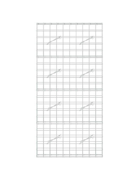 Gabione con Filo da 3,5 mm e Rete da 10x10 cm 100x10x200 cm