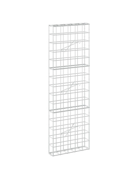 Gabione con Filo da 3,5 mm e Rete da 10x10 cm 50x10x150 cm