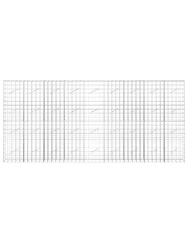 Gabione con Filo da 3,5 mm e Rete da 10x10 cm 450x10x200 cm