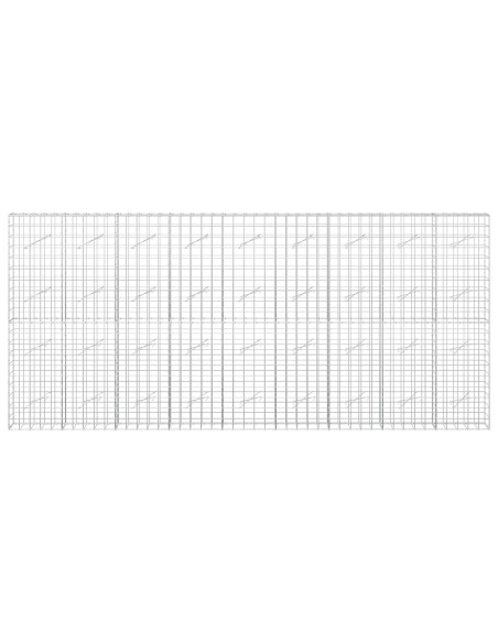 Gabione con Filo da 3,5 mm e Rete da 10x10 cm 450x10x200 cm