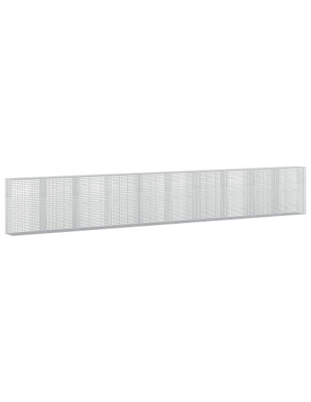 Gabione con filo da 5 mm e rete da 5x5 cm 1000x50x150 cm