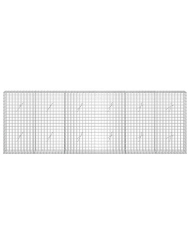 Gabion con Filo da 3,5 mm e Maglia da 5x5 cm 300x20x100 cm