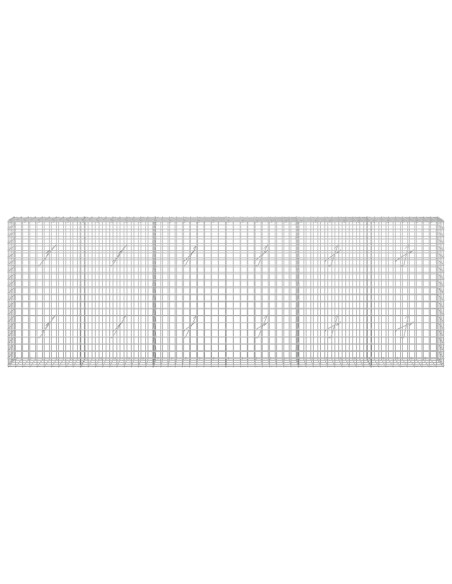 Gabion con Filo da 3,5 mm e Maglia da 5x5 cm 300x20x100 cm