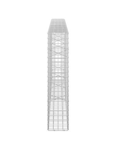 Gabion con Filo da 3,5 mm e Maglia da 5x5 cm 200x20x100 cm