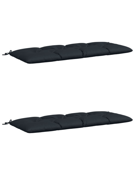 Cuscini per Panchina VIANEN 2 pz 100% Poliestere Blu Scuro