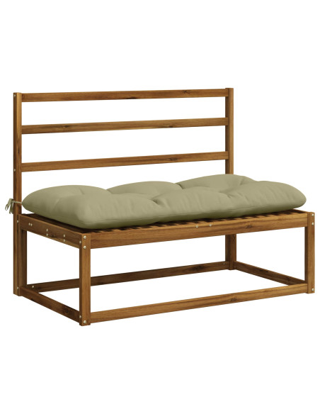 Cuscini per Panchina VIANEN 2 pz 100% Poliestere Verde chiaro