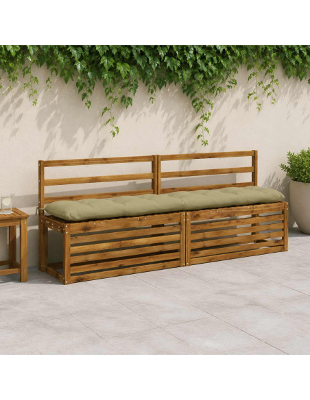 Cuscino per panchina VIANEN 100% Poliestere Verde chiaro