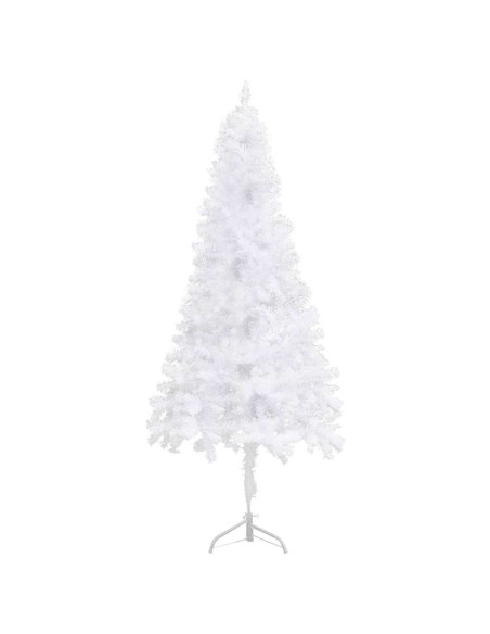 Albero di Natale Artificiale ad Angolo Bianco 120 cm PVC