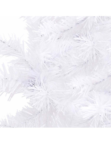 Albero di Natale Artificiale ad Angolo Bianco 120 cm PVC