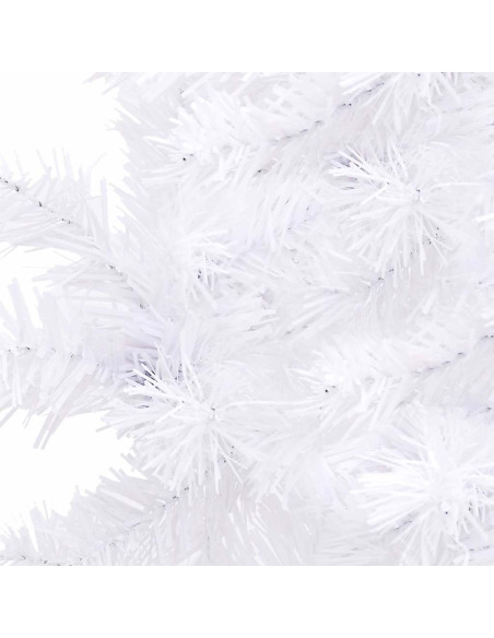 Albero di Natale Artificiale ad Angolo Bianco 120 cm PVC