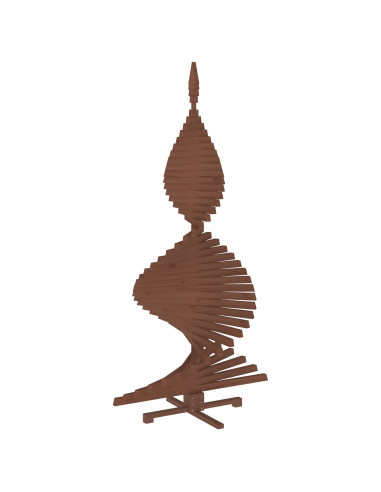 Albero di Natale in legno KOTKA 210 cm Legno Massello di Pino