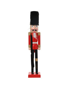 Schiaccianoci di Natale TURKU Rosso e nero 91 cm 2