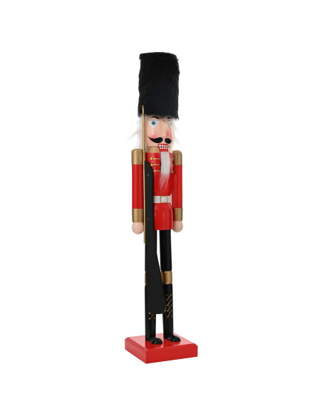 Schiaccianoci di Natale TURKU Rosso e nero 91 cm