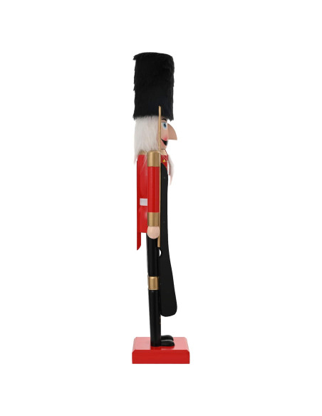 Schiaccianoci di Natale TURKU Rosso e nero 91 cm